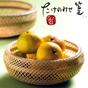 花六つ目盛り篭(白竹鉄鉢かご)/小サイズ/盛り篭 国産日本製 菓子器