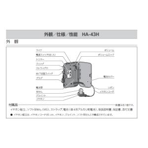 リオネット HA-43 補聴器ポケット型 中度...の詳細画像1