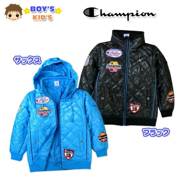 送料無料 子供服 男の子 アウター シレ ジャケット 長袖 Champion チャンピオン 中綿 ワ...