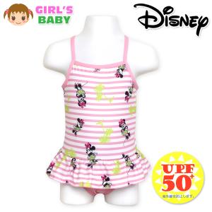 女児 ベビー Disney/ディズニー ミニー UVカット ワンピース水着