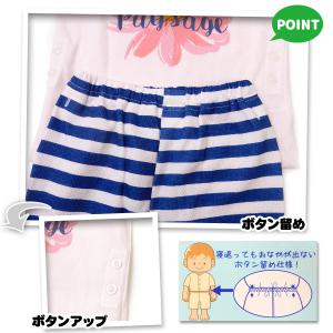 送料無料 女児 ベビー 綿100% 半袖 パジ...の詳細画像3