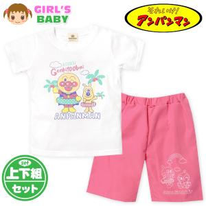 送料無料 女児 ベビー アンパンマン 半袖 Tシ...の商品画像