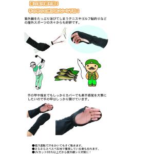 UVカット99% 紫外線対策 ハンドカバー 手...の詳細画像1