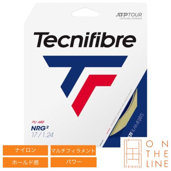 テクニファイバー Tecnifibre テニスガット 単張り エヌアールジースクエア 124  01...