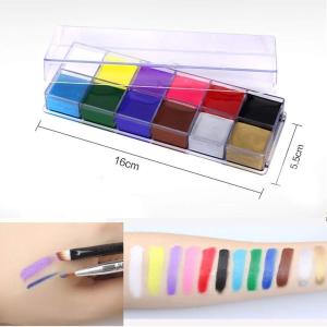 フェイスペイント 顔 ペイント 絵の具 コスプ...の詳細画像3