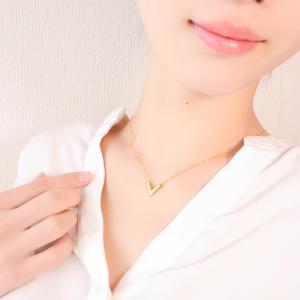 V字ネックレス レディース メンズ ゴールド ...の詳細画像1