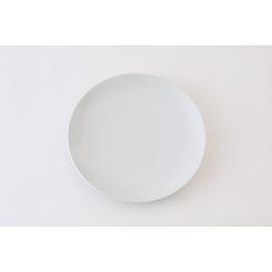 9吋メタ皿　直径23.4cmプレート　リム（縁）なし　日本製 デザートプレート デザート皿 ミート皿 ディナー皿 陶器 業務用 白食器 ホワイト パスタ　国産｜onthetable