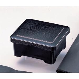 （小）象足丼重　新木目黒内朱塗 漆器 ミニ丼重 懐石用 うな重 器 うな重箱 和食器 業務用 お重、...