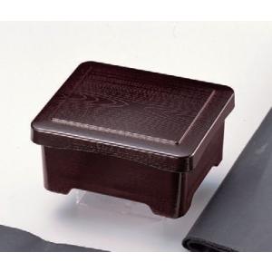 （小）象足丼重　新木目溜内朱塗 漆器 ミニ丼重 懐石用 うな重 器 うな重箱 和食器 業務用 お重、...