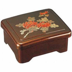 光月丼重 梨地菊内朱 漆器 うな重 うな重箱 鰻　土用の丑の日　うなぎ