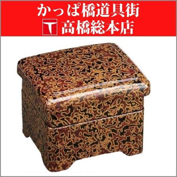 光月丼重 ワイン堆朱内朱　2段   漆器 ステーキ 海鮮　和食器 業務用/お重/かつ重/鰻/てんぷら...