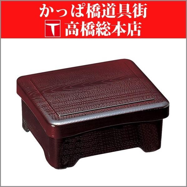 耐熱木目丼重 溜内朱  漆器 ステーキ 海鮮　和食器 業務用/お重/かつ重/鰻/てんぷら/天ぷら/う...