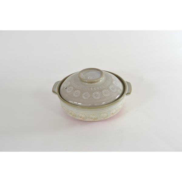 三島　土鍋　7号 1-2人用 日本製　寄せ鍋・湯豆腐・水炊き・雑炊　国産　万古焼　萬古焼　大樹　マル...