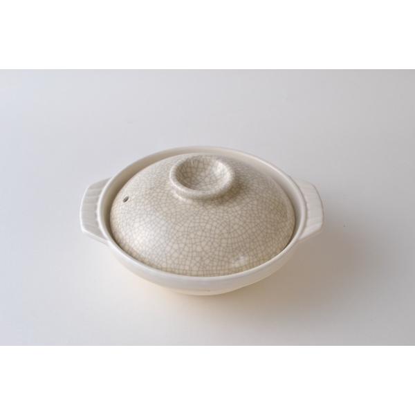 貫入　土鍋　8号 2-3人用 日本製　寄せ鍋・湯豆腐・水炊き・雑炊　国産　万古焼　萬古焼　大樹　マル...