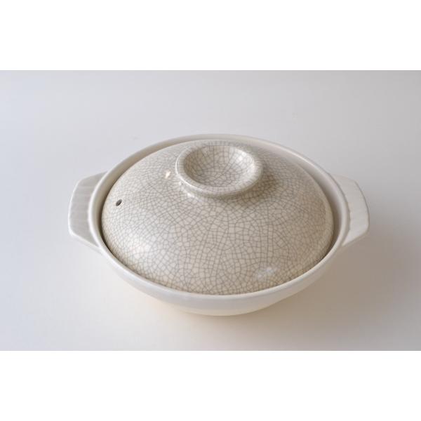 貫入　土鍋　10号 5-6人用　日本製　寄せ鍋・湯豆腐・水炊き・雑炊　国産　万古焼　萬古焼　大樹　マ...