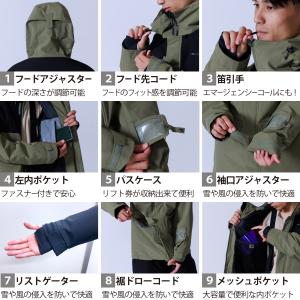 オンヨネ スキーウェア 上下セット メンズ ス...の詳細画像3