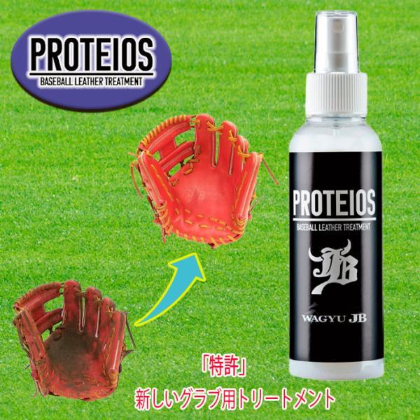 和牛JB PROTEIOS プロティオス グラブ用液体トリートメント 野球 ソフト グローブ 汚れ落...