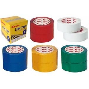 ミカサ　体育館用ラインテープ 　伸びないタイプ　PP-500　赤・白・青・黄・緑