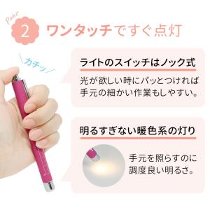 ナースペンライト LED ノック式 ライト 瞳...の詳細画像3