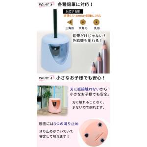 電動えんぴつ削り 電動鉛筆削り 鉛筆けずり こ...の詳細画像3