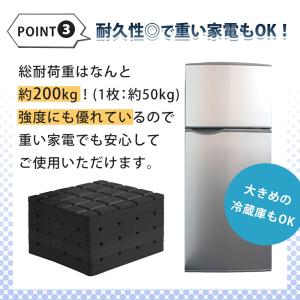 防振マット 4枚セット エアコン室外機 防振ゴ...の詳細画像5