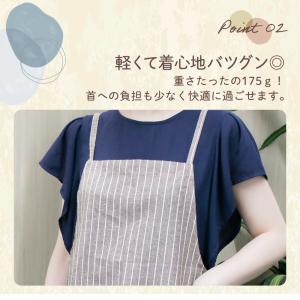 リネン エプロン かぶるだけ 保育士 おしゃれ...の詳細画像3