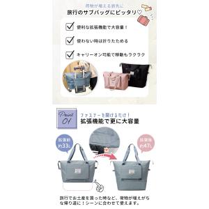 スーツケース用 サブバッグ キャリーオンバッグ...の詳細画像1