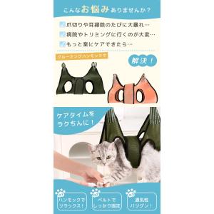 お盆も出荷中 グルーミング ハンモック 抜け出...の詳細画像1