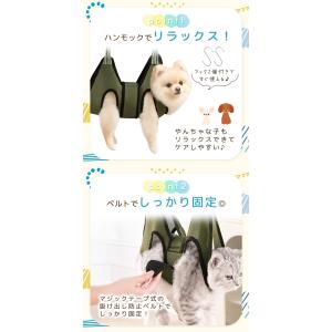 お盆も出荷中 グルーミング ハンモック 抜け出...の詳細画像2