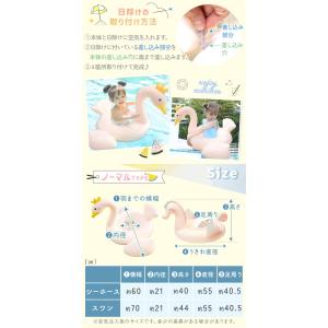 浮き輪 子供 ベビー うきわ 取っ手付き 足入...の詳細画像3