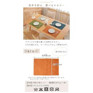 北欧風 ランチョンマット 2枚セット おしゃれ...の詳細画像3