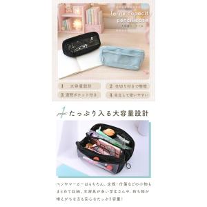 【処分セール】大容量 ペンケース 筆箱 自立 ...の詳細画像1