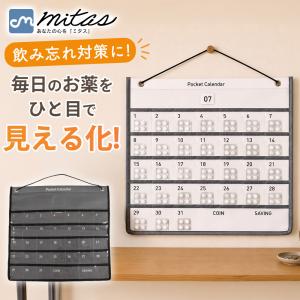 お薬カレンダー ポケット 1ヶ月 壁掛け 投薬 服薬 管理 飲み忘れ防止 収納 ケース 31日分 家族で確認 高齢者 介護 ポイント消化