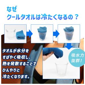 ひんやりタオル クールタオル 冷却タオル アイ...の詳細画像3
