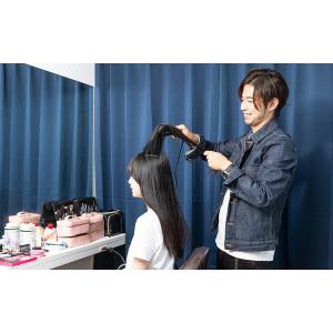 お盆も出荷中 ヘアアイロン ブラシ型 ブラシ ...の詳細画像3