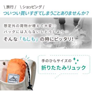 折りたたみリュック 軽量 大容量 15L 折り...の詳細画像1