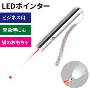 LEDポインター LEDライト 2WAY仕様 ペンライト 懐中電灯 光 おもちゃ 玩具 遊具 猫 犬 ペット キャット ライト 猫じゃらし