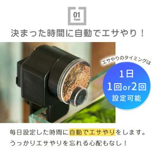 自動餌やり機 魚 自動給餌器 金魚 自動餌やり...の詳細画像2