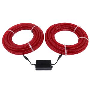 LEDソーラーチューブライト 10ｍ×2本 ソーラーパネル