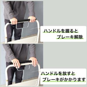 ブレーキ付 静音 プラスチック台車 300kg...の詳細画像1
