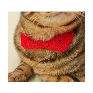 AIWA (エイワ)　水引細工のお守りシリーズ・猫の還暦／誕生日祝い首輪飾り