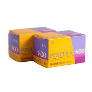 Kodak カラーネガティブフィルム プロフェッショナル用 35mm ポートラ800 36枚(2本セット)｜oohashiya