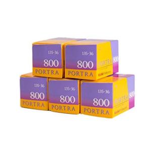 Kodak カラーネガティブフィルム プロフェッショナル用 35mm ポートラ800 36枚(5本セット)｜oohashiya