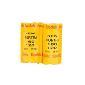 Kodak カラーネガティブフィルム プロフェッショナル用 ポートラ160 120 2本パック｜oohashiya