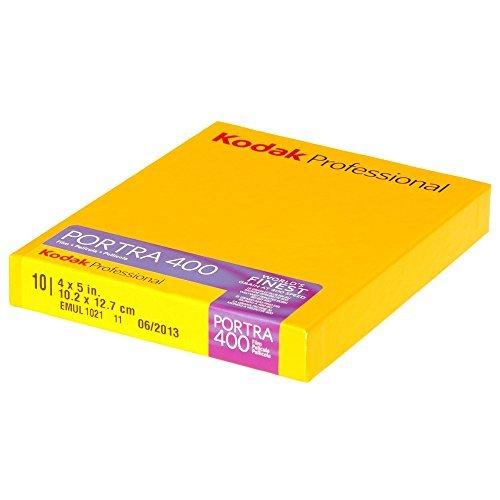 Kodak プロフェッショナル用 カラー ネガティブ フィルム ポートラ400 4X5(10枚入り)...