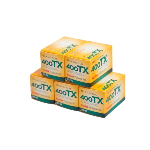 Kodak 白黒ネガフィルム トライ-X400 35mm 36枚撮 5本セット