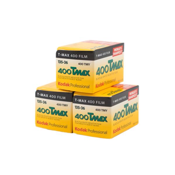 Kodak 黒白ネガフィルム T-MAX 400 35mm 36枚撮 3本パック 9130428
