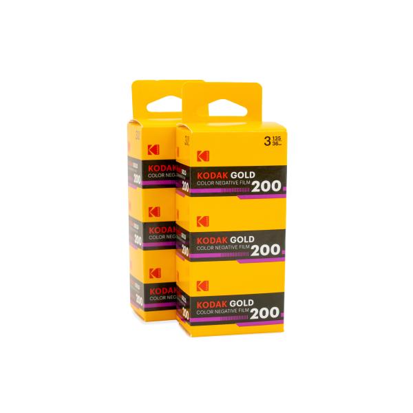 Eastman Kodak カラーネガフィルム GOLD 200 35mm 36枚撮 6本セット