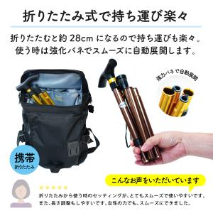 杖 おしゃれ 女性 軽量 男性 折りたたみ プ...の詳細画像4