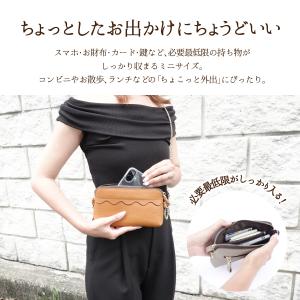 ショルダーバッグ レディース 本革 スマホポー...の詳細画像3
